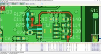 CADマップ上の回路エレメント可視化